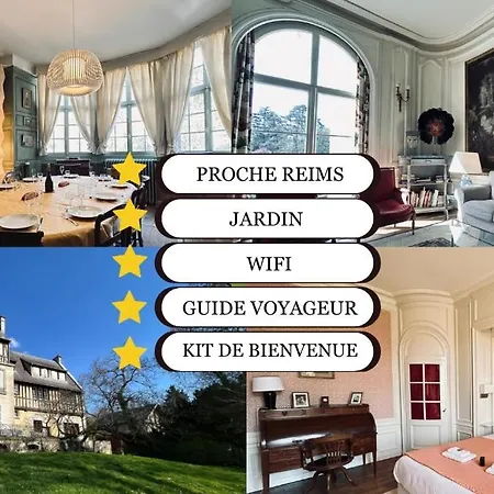 Villa La Chaladrerie Grande Maison De Maitre Avec Jardin Villers-Allerand