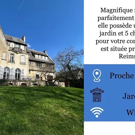 Villa La Chaladrerie Grande Maison De Maitre Avec Jardin *
